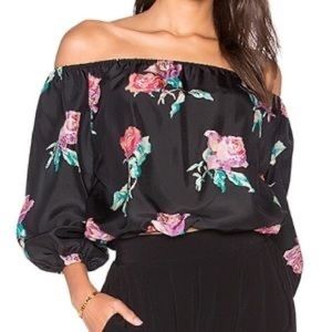 Stone Cold Fox black top in Peony size XS/S